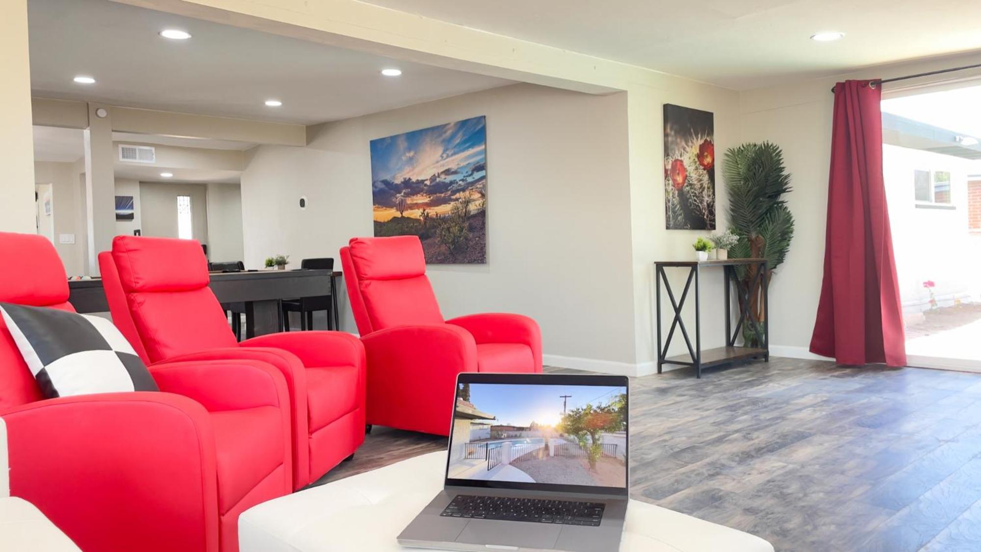 Private Home - Heated Pool, Billiards, Darts, Foosball, Fireplace, 5 Smart Tvs, Bbq, Cotton Bedding - The Saguaro Sanctuary, Pool Heat Optional ทูซอน ภายนอก รูปภาพ